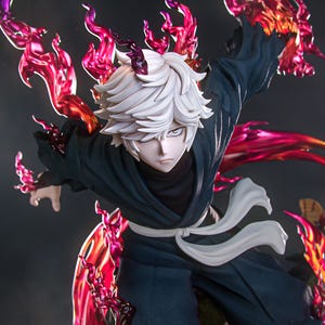 Fantasy Warrior Anime STL File | Super Hero Swordsman 3D Print Statue | Pre-Supported Resin Model | DigitalDownload