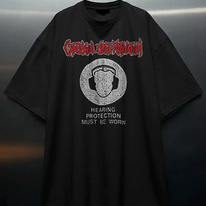 Catasexual Urge Motivation Hearing Protection Vintage Shirt, Japanese Goregrind Noise Graphic Tee