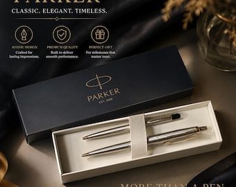 Custom Engraved Parker Pen – Personalized Stainless Steel Writing Gift