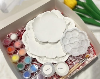 Naczynia ozdobne do samodzielnego pomalowania | Talerze ceramiczne