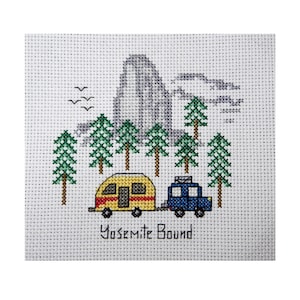 PDF Download - &quot;Yosemite Bound&quot; - Counted Cross Stitch