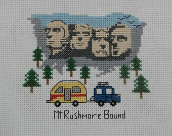 PDF Download - Mt. Rushmore Bound - Gezählter Kreuzstich