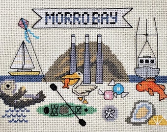 Morro Bay Favorites - PATTERN - Counted Cross Stitch