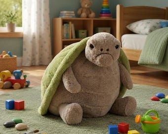Jellycat Timmy Turtle Plush: Soft Cuddly Toy, Textured Shell, Nursery Decor, Collectible