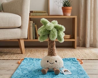 Amuseable Palm Tree Plush Toy Jellycat Inspired Tropical Decor Soft Stuffed Animal