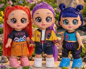 K Pop Demon Hunter Dolls Set: Anime Style Idol Collectibles for Fans