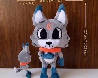 Dandy’s World Fox Plush Toy Soft Kawaii Animal Stuffed Doll for Kids
