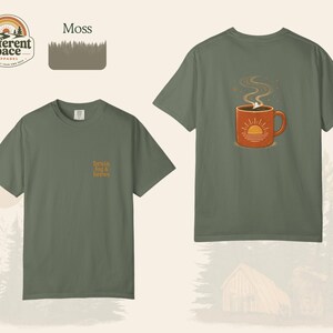 Neurodivergent Rest T-Shirt | Cozy Coffee Tee | Slow Down Wellness Top image 10