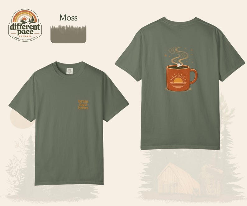 Neurodivergent Rest T-Shirt | Cozy Coffee Tee | Slow Down Wellness Top image 10