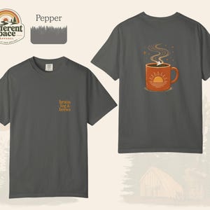 Neurodivergent Rest T-Shirt | Cozy Coffee Tee | Slow Down Wellness Top image 8