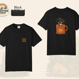 Neurodivergent Rest T-Shirt | Cozy Coffee Tee | Slow Down Wellness Top image 5