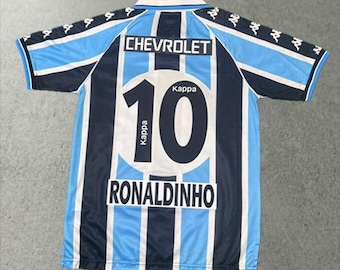 2000 Gaucho Ronaldinho Jersey Gremio Fußball Fanbekleidung Shirt