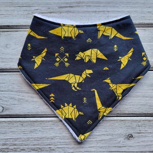Dinosaur bandana drool bib