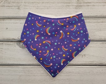 Star bandana drool bib for baby