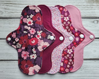 LONG - Washable Panty Liners, Starter Pack, Starter Kit, Washable Hygienic Pads, Panty Liners, Eco Friendly Panty Liners, Organic Cotton