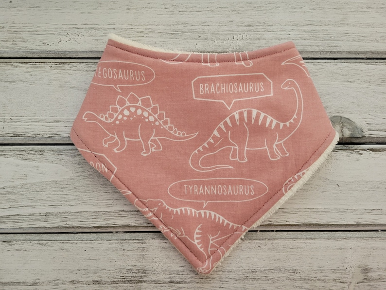 Dinosaur bandana drool bib image 1