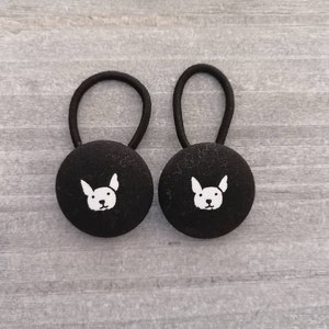 Dog Hair Elastics, Black Elastics, Hair Elastics, Girl Hair Elastics, Gift Idea For Girl, Christmas Gift Idea, Black Hair Elastics