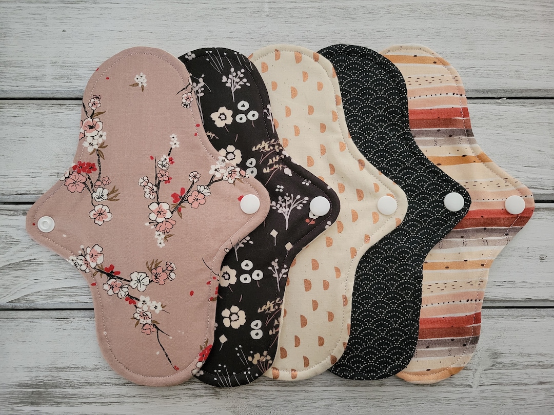 LONG Washable Panty Liners, Starter Pack, Starter Kit, Washable