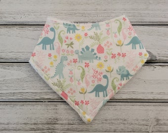 Dinosaur bandana drool bib