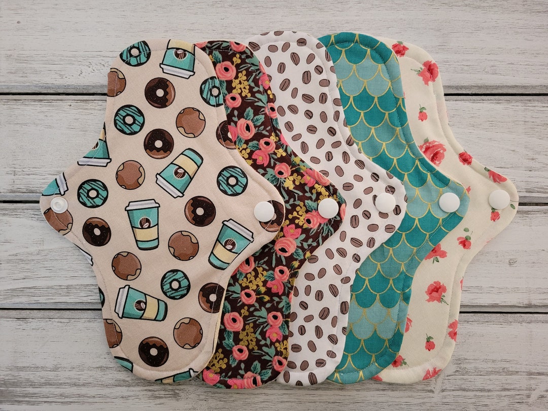 LONG Washable Panty Liners, Starter Pack, Starter Kit, Washable