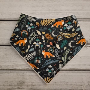 Fox bandana drool bib