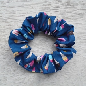 Popsicle Hair Scrunchie, Ice Cream Scrunchie, Blue Scrunchie, Colorful Scrunchie, Hair Scrunchie, Hair Elastic, Woman Scrunchie, Teen gift