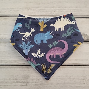 Dinosaur bandana drool bib