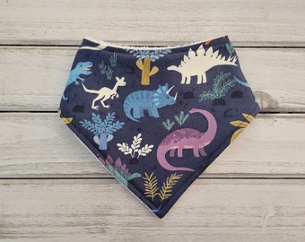 Dinosaur bandana drool bib