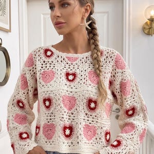 Elegant Lace Panel Long Sleeve Top – Aesthetic Ribbed Knit Blouse – Chic Vintage Romantic Shirt – Minimalist Coquette Style Pullov