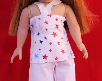 Cami top and pants set 18" AG style doll   Handmade