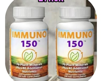 Immunsystem 150 Immunsystem Booster Nahrungsergänzungsmittel Kapseln 2er Pack