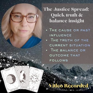 Tarot Reading for Truth & Balance | Justice Spread | Quick Insight Reading