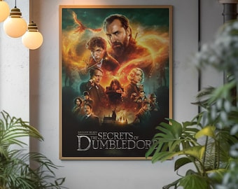 Poster arrotolato de "I segreti di Silente" / Locandina del film, Arte magica da parete
