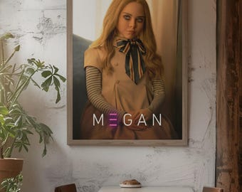 Locandina del film Megan (rotolata) / Stampa artistica del film horror-thriller