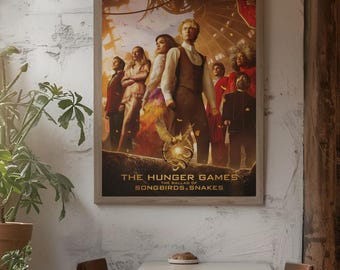 Poster arrotolato di Hunger Games: Uccelli canori e serpenti