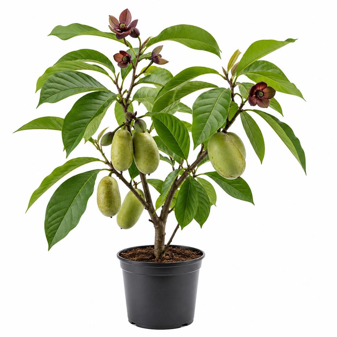 Paw Paw Tree - Pawpaw Tree Live Plant for Outdoor Planting - Indian ...