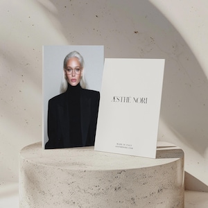 Minimal Card Display Mockup | AI Stone Neutral Business Card Mockup | Premium Visual Branding Presentation | PSD Logo Stationery Template