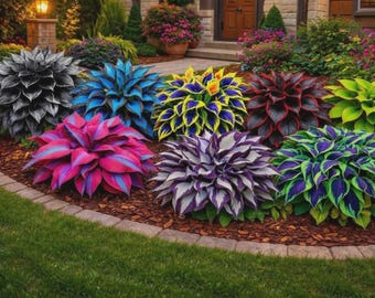 Mixed Color Hosta Seeds (315+) – Shade-Loving Perennial Garden Variety