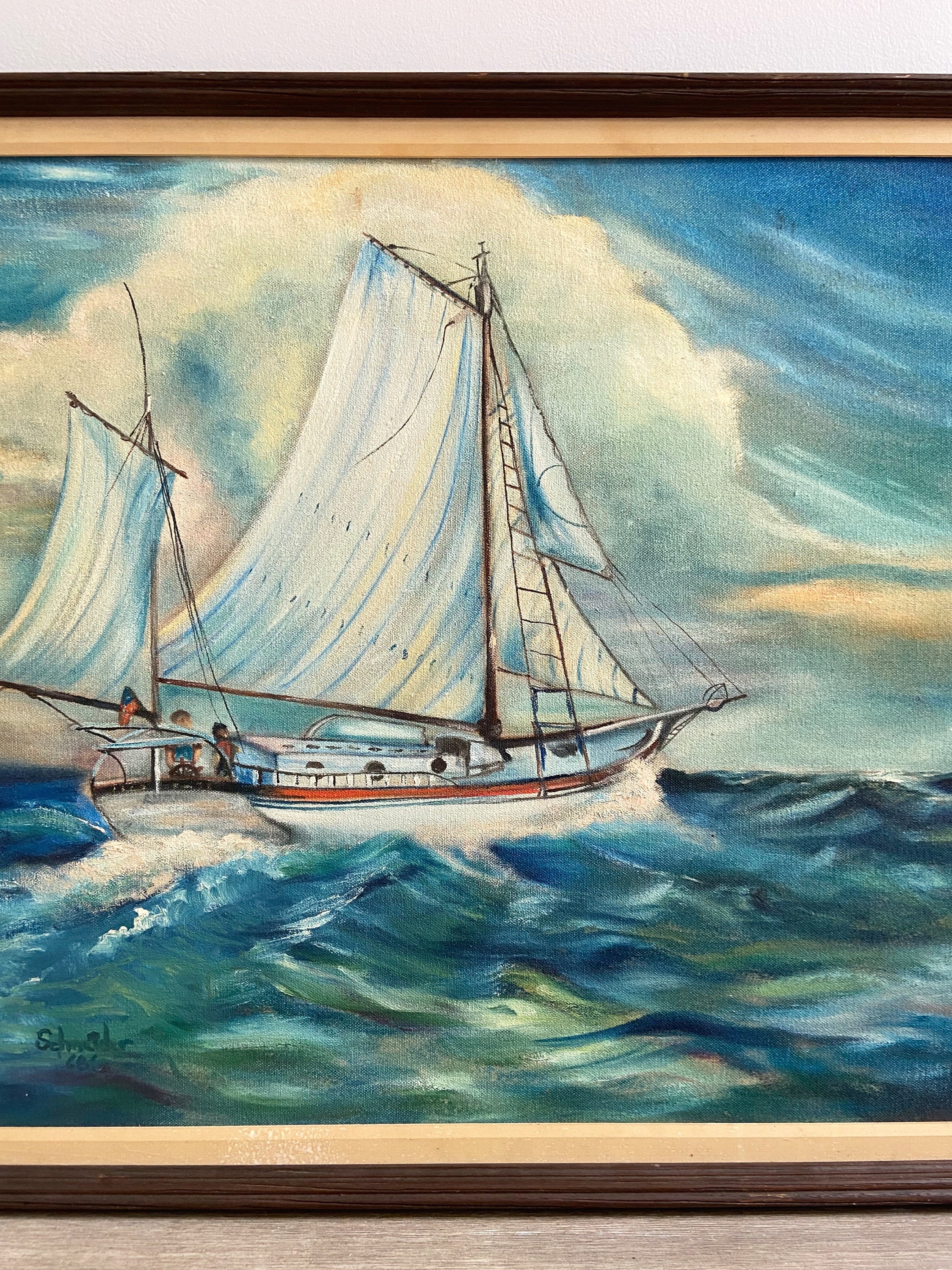 sailboat painting for sale