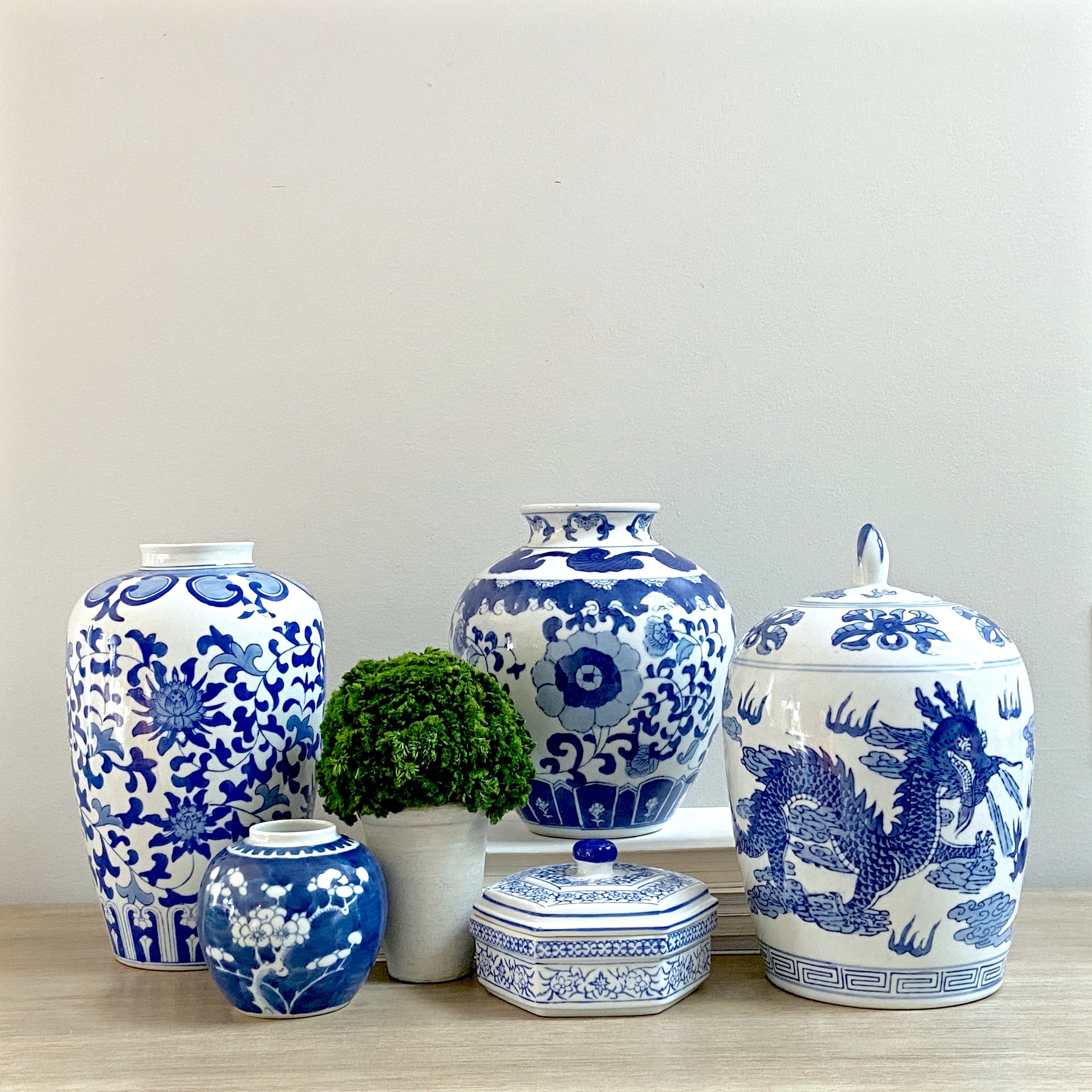 blue & white ceramics