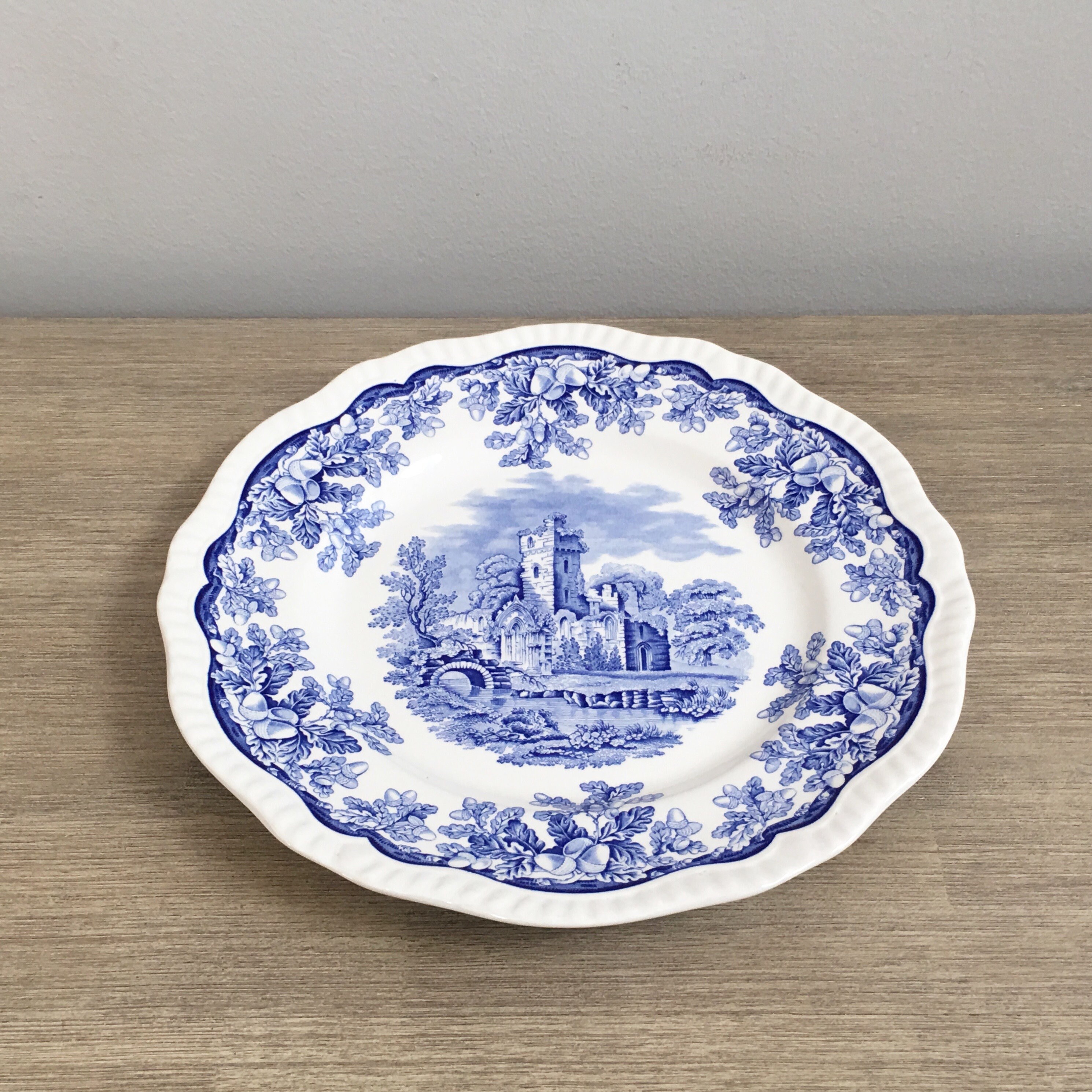 Vintage Spode Decorative Plate Blue Room Collection Regency Series Porcelain Wall Plate English ...