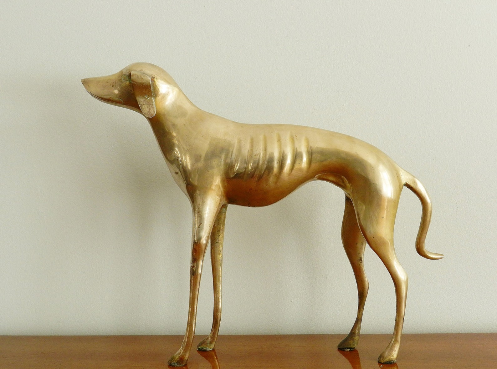 large greyhound statue