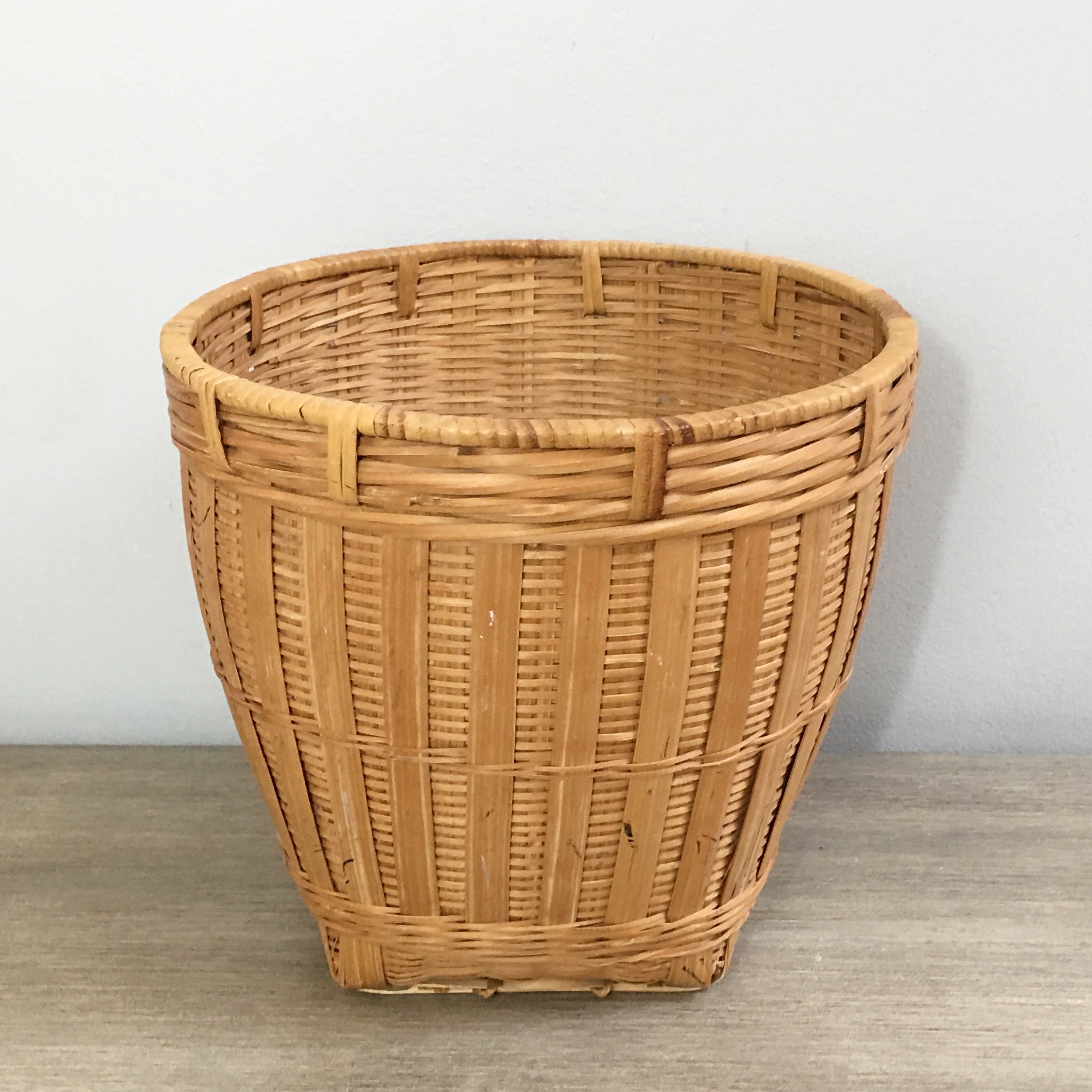 Woven Bamboo Wicker Planter Indoor Plant Basket Boho