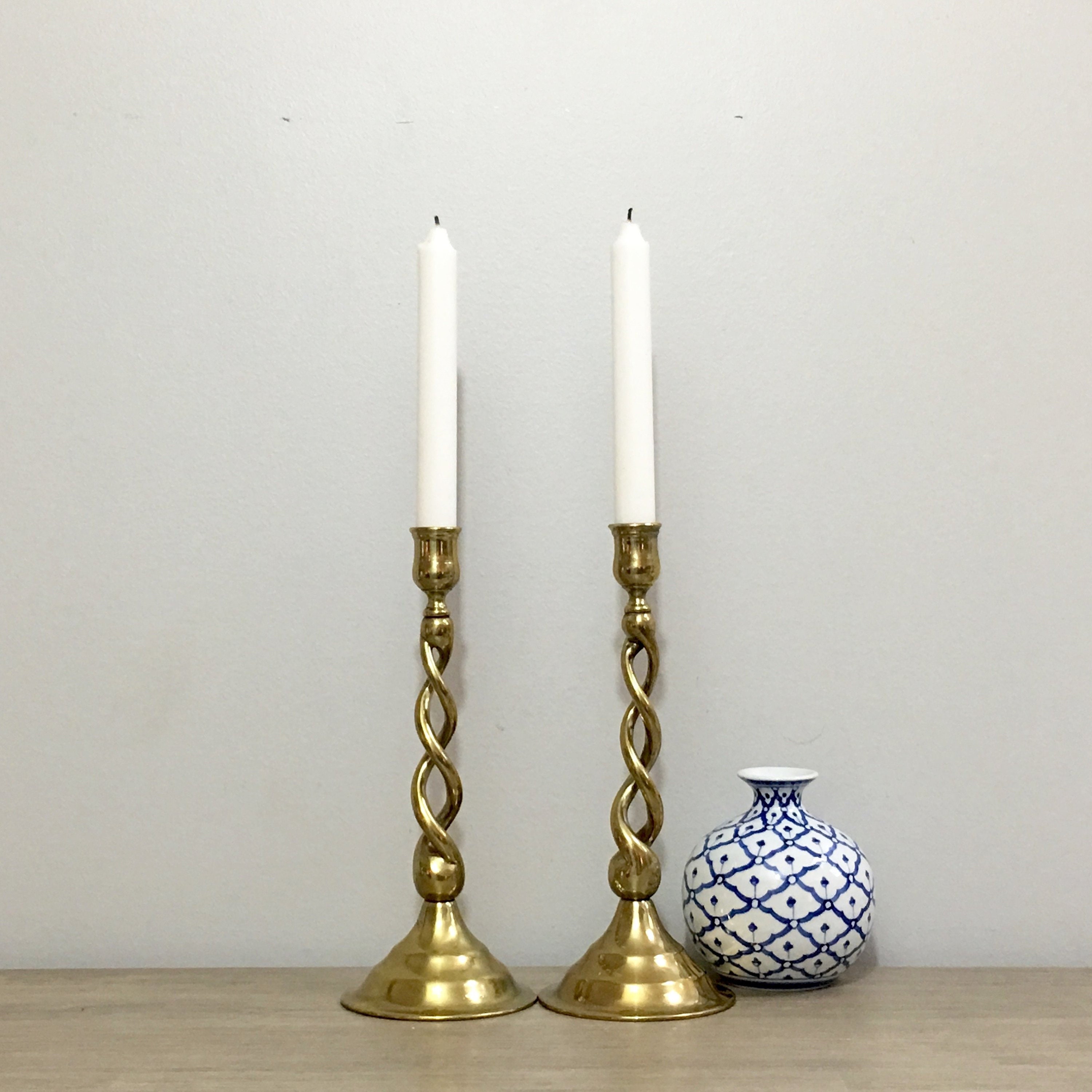 INS Handmade Rotating Candlesticks, Metal Candle Holder, Candle