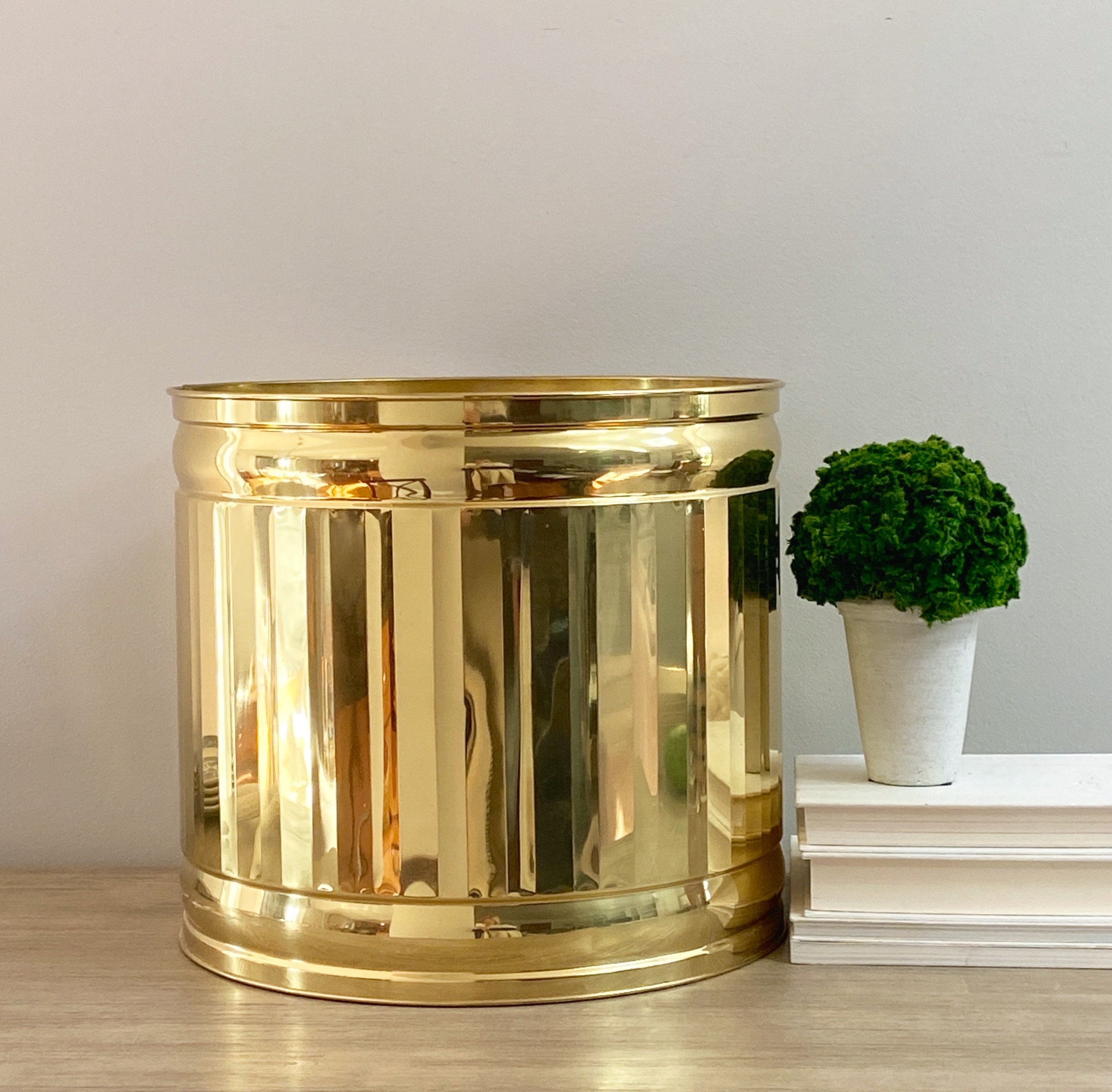 indoor gold planter