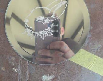 Punk Bunny hand etched 50ono