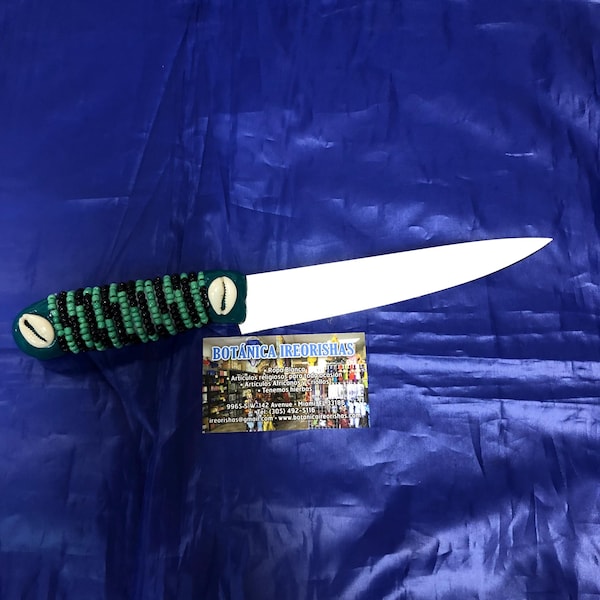 Cuchillo para Ogun Oggun Sarabanda palo knife