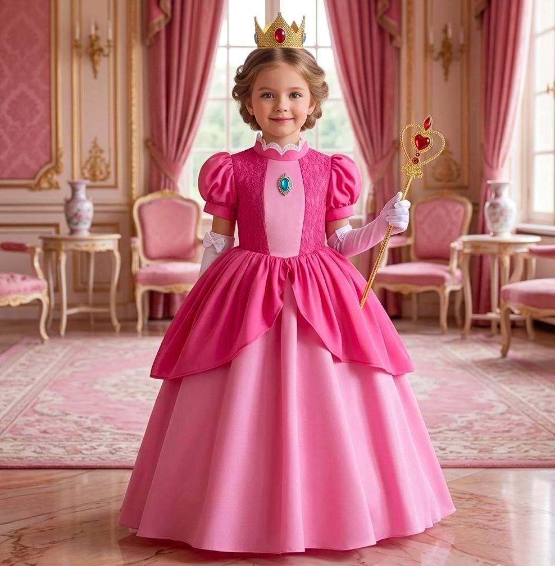 Princess Peach Dress Cosplay - Etsy Princess Peach Dress Cosplay - Etsy