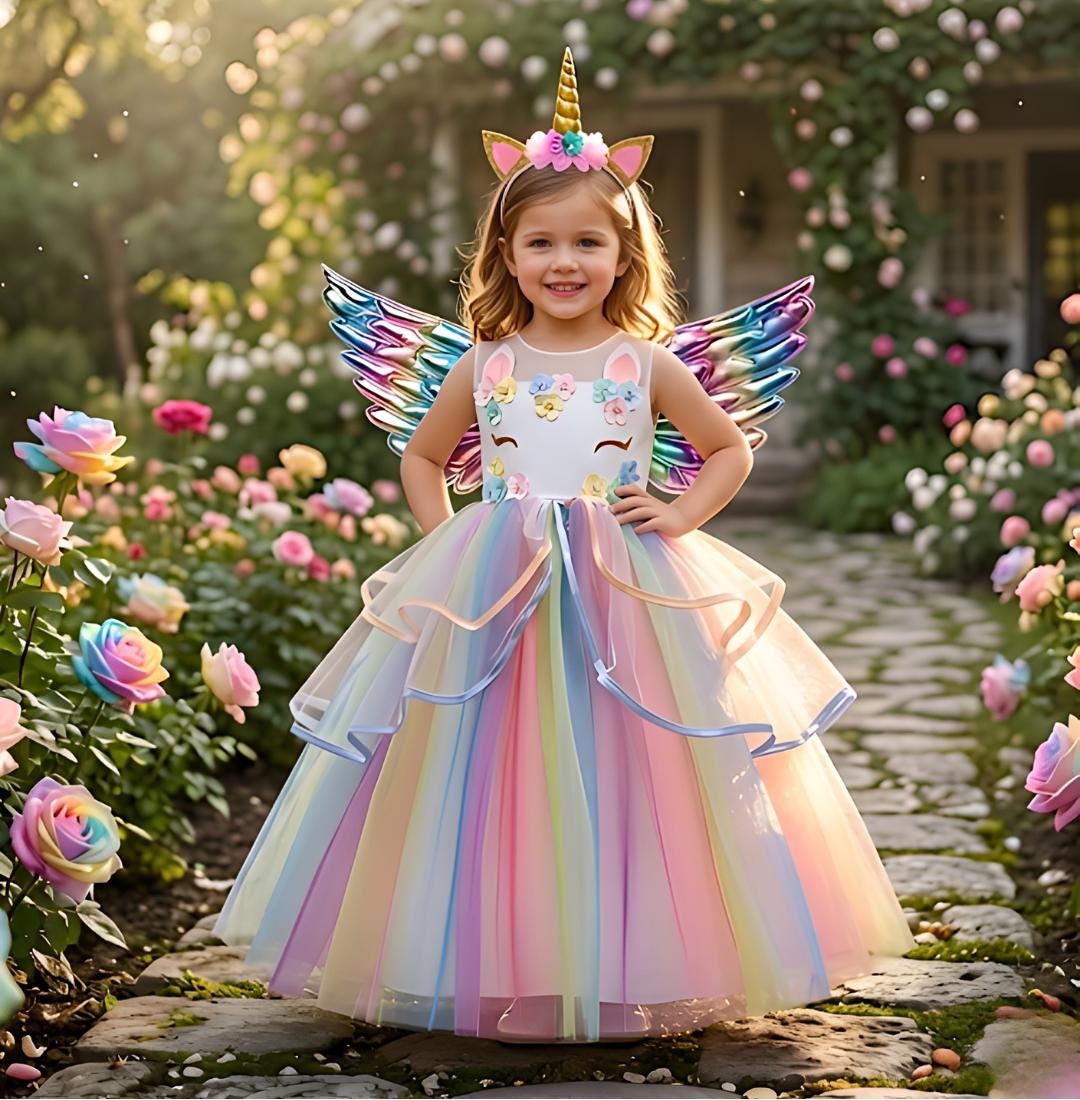 Fairy Rainbow Dress - Etsy