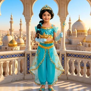 princess jasmine birthday dress Amazon.com: Yosbabe Girls Jasmine Costume Arabian Princess Jasmine Cosplay Costume with Headband Accessories Halloween Party Dress up Costume for Kids (130(5-6T)) : Clothing, Shoes & Jewelry
